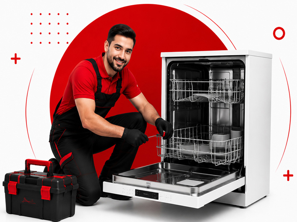 تکنسین تعمیر ماشین ظرفشویی