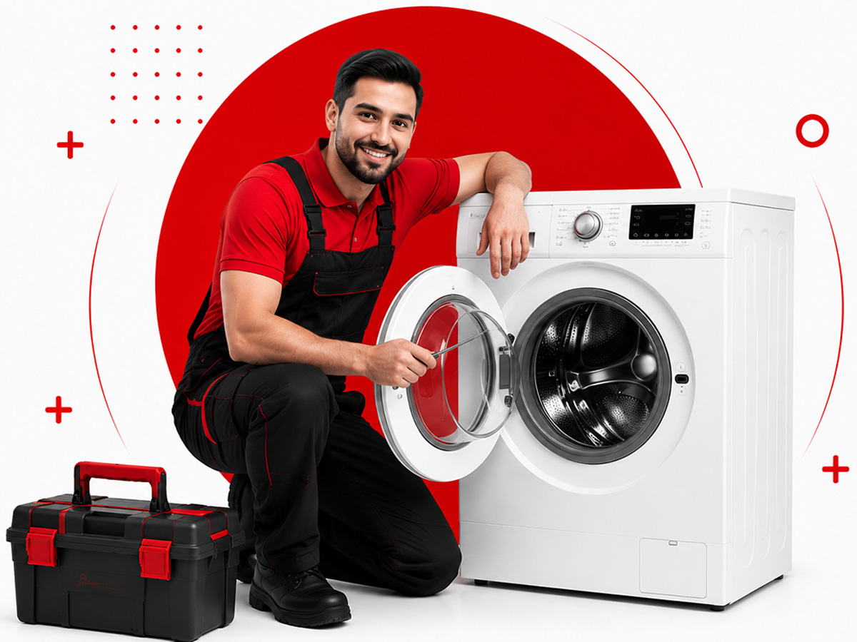 تکنسین تعمیر ماشین لباسشویی