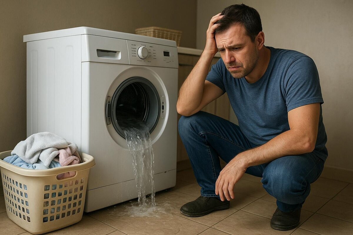ماشین لباسشویی تخلیه نمیکند چه کار کنیم
